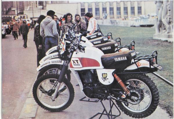 Départ du Paris-Dakar 1979 au Trocadéro